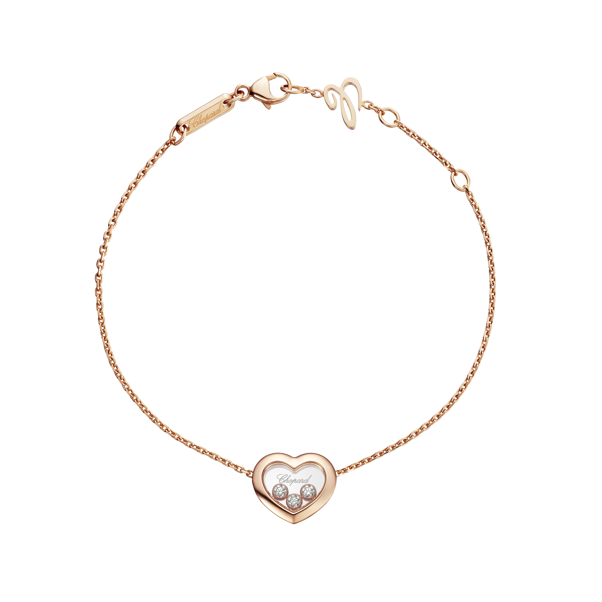 Chopard Happy Hearts 18ct White Gold Turquoise Diamond Bangle 857482-1403 |  Watches Of Switzerland US