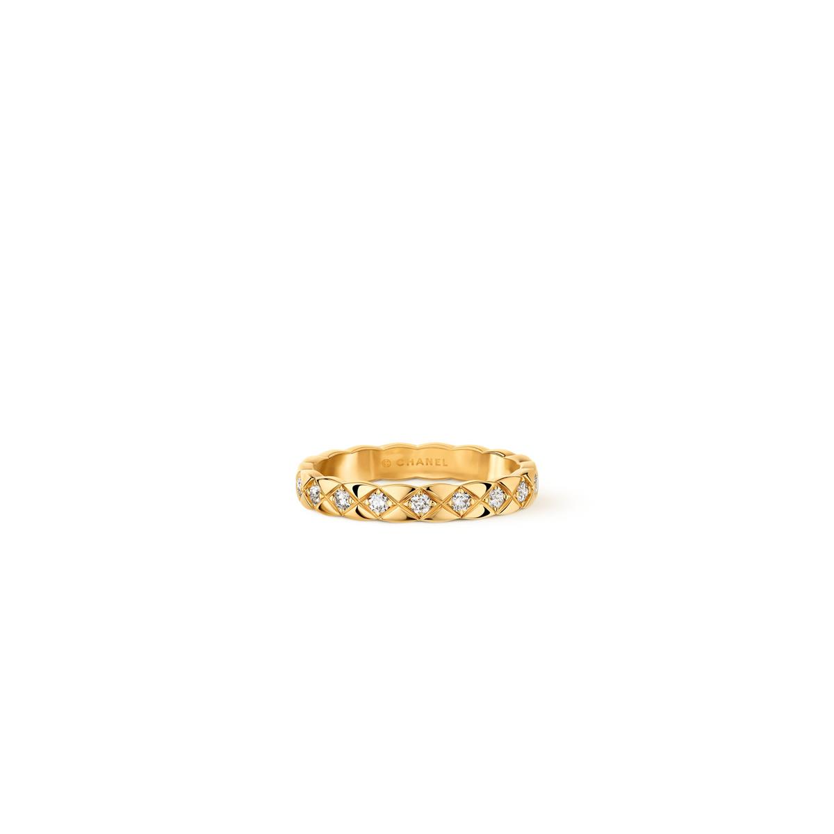 Chanel Coco Crush Ring Large K18Yg #59 J10574 Size 9.5
