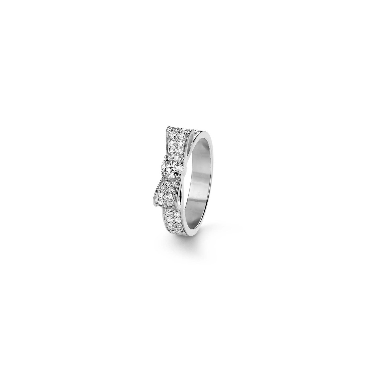 Ruban high jewellery pink sapphire ring, Chanel