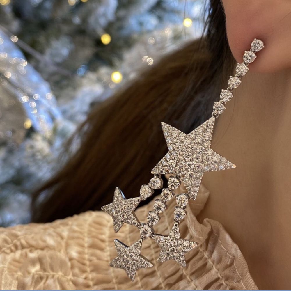Loving These Earrings To The Moon And Stars And Back