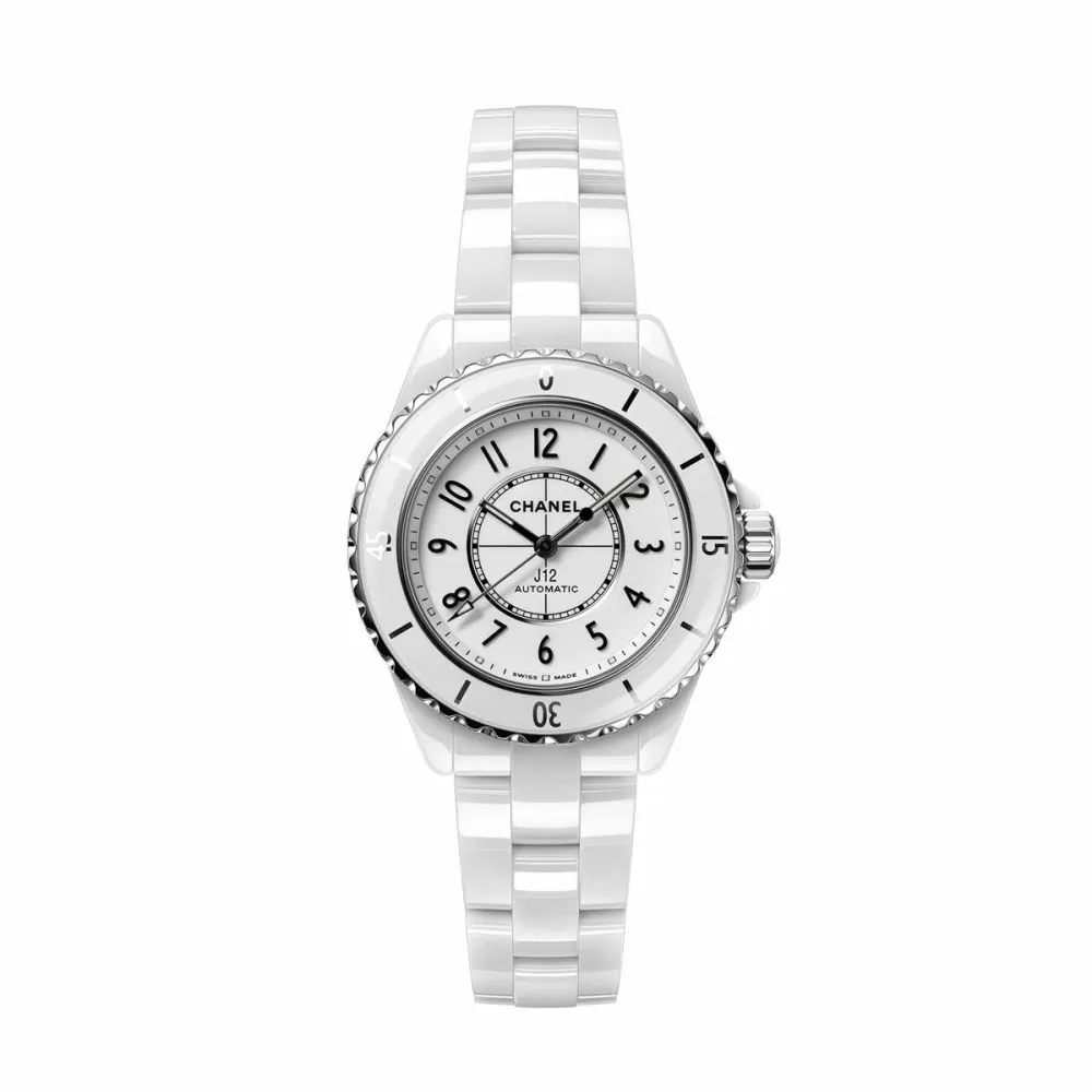 white chanel watch