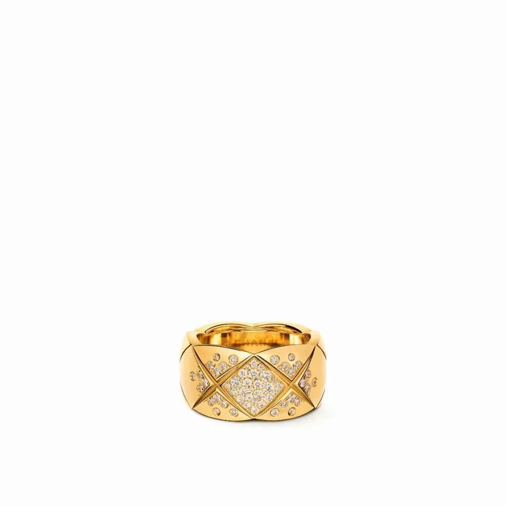 chanel quilted ring
