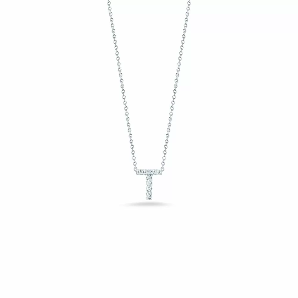 Roberto coin clearance letter necklace